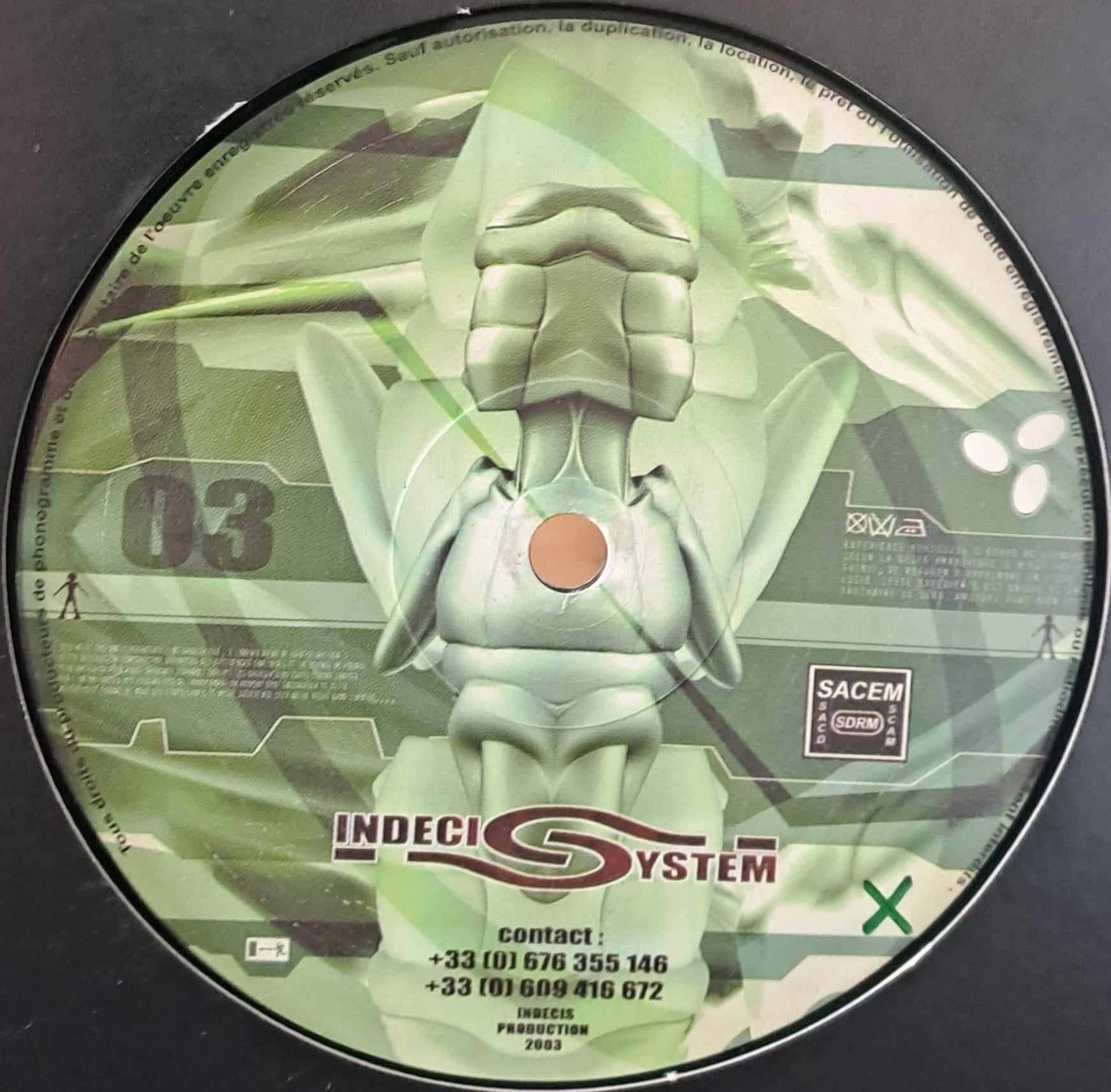 Indecis System ‎03 - vinyle Breakbeat
